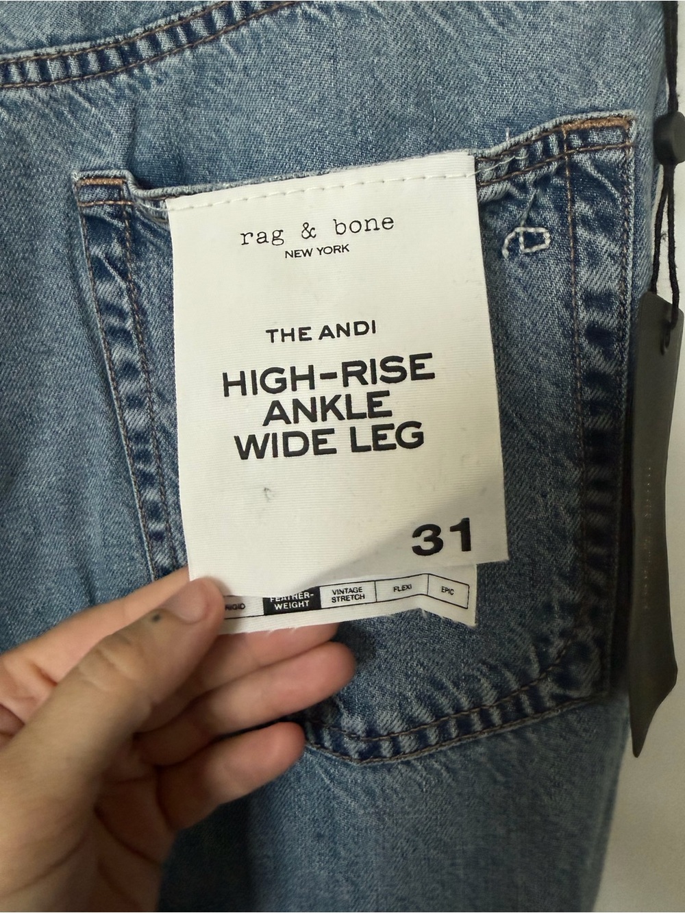Rag & Bone “The Andi” Jeans NWT - Picture 3 of 5